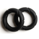 Conjunto de 2 anéis prontos para usar Cockrings Preto