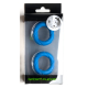 Lot de 2 Anneaux péniens Silicone READY RINGS 28 mm Bleus