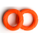 Lot de 2 Anneaux péniens Silicone READY RINGS 28 mm Orange