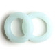 Lot de 2 Anneaux péniens Silicone READY RINGS 28 mm Phosphorescents