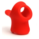 Ballstretcher Silicone BIG TAILSLIDE 30 mm | Hauteur 50 mm Rouge