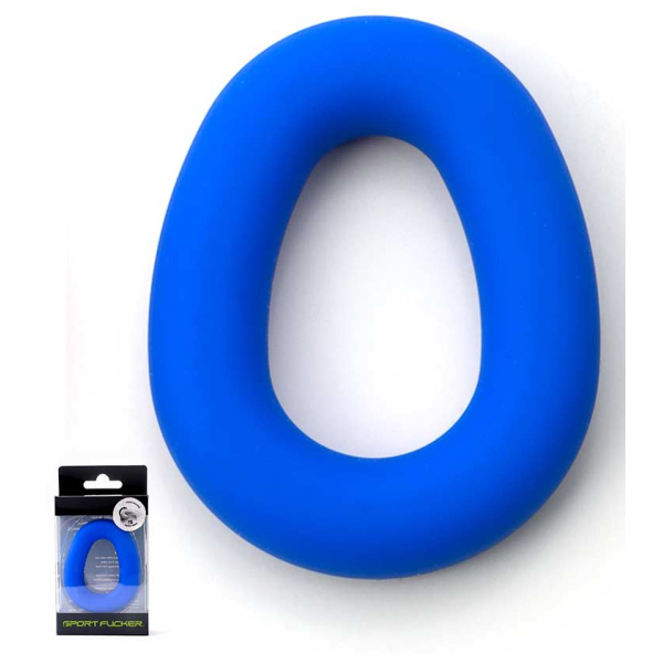 Cockring en silicone Hero Ring 35 mm Bleu