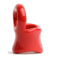 Anel esticador de bolas Soft Ballstretcher 32 mm - Altura 35 mm Vermelho