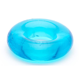 Chubby Rubber Cockring 3-Pack - Ice Blue