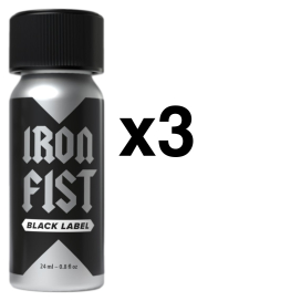 BGP Leather Cleaner IRON FIST BLACK LABEL 24ml x3