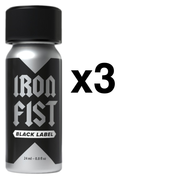 IRON FIST BLACK LABEL 24ml x3