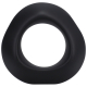 Cockring De Master Ring 25 mm Zwart