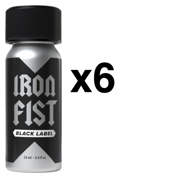 IRON FIST ZWART LABEL 24ml x6