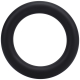 Anneau pénien en silicone THE GASKET Large 42 mm Noir