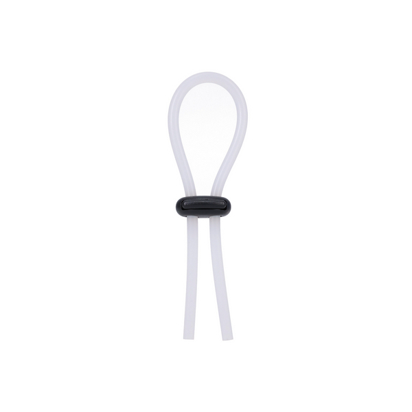 Cockring ajustable LASSO DOUBLE Blanc