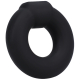 Cockring en silicone THE MEGA RING 23 mm Noir