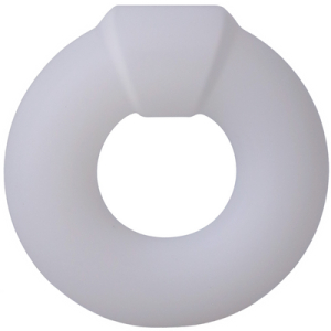 RockSolid by Doc Johnson Anneau pénien en silicone THE MEGA RING 23 mm Blanc