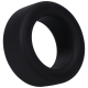 Anneau pénien en silicone THE BIG O 32 mm Noir