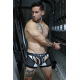 Boxer Jock Dickmatized Negro-Blanco