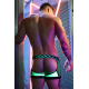 Boxer Jock Dickmatized Schwarz-Grün Neon