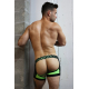 Boxer Jock Dickmatized Negro-Verde neón