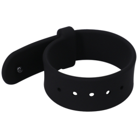 RockSolid by Doc Johnson Anneau pénien ajustable en silicone THE BELT 45 mm Noir