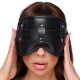 Padded leather mask Blind Up Black