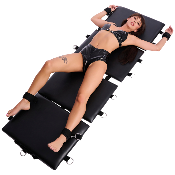 Transportable BDSM-Matratze 4 Klappen + 12 Zubehörteile