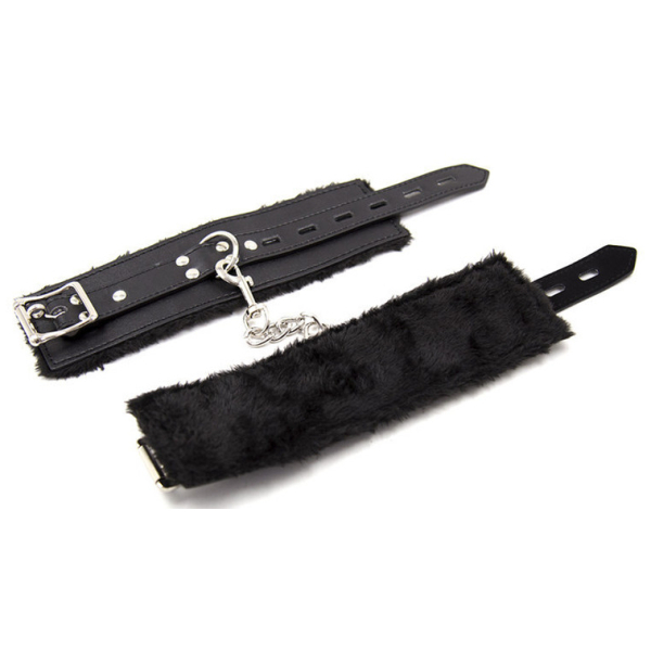 Black Premium Fur Lined Bracelet WRIST BLACK 