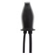 Aufblasbarer Plug Lubinflat Butt 10.5 x 4 cm Schwarz