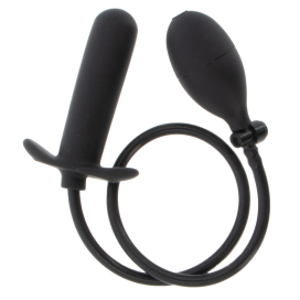 Hidden Desire Extreme Inflatable Smooth Plug - Starter Black