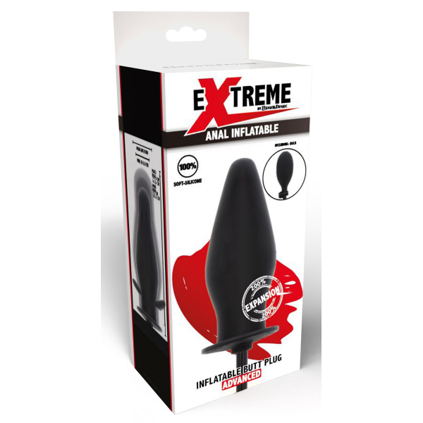 Hidden Desire Extreme Inflatable Butt Plug - Advanced Black