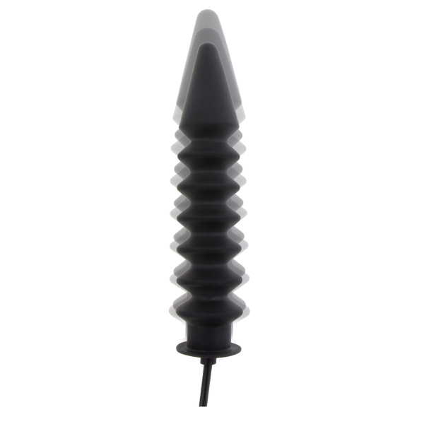 Expert Ribbed Inflatable Dildo 28 x 6 cm Black