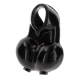 Scrotum Holder Soft Purse Black