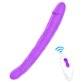 RealCockz King 3 Double Ended Dildo WIRELESS PURPLE