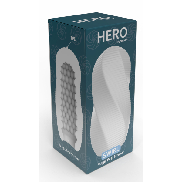 Masturbador Hero Swirl Branco