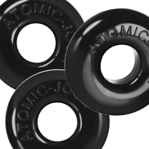 [TPR] RINGER MAX 3-Pack Cockrings Black