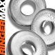 Lot de 3 Cockrings souples RINGER MAX 20 mm Transparents