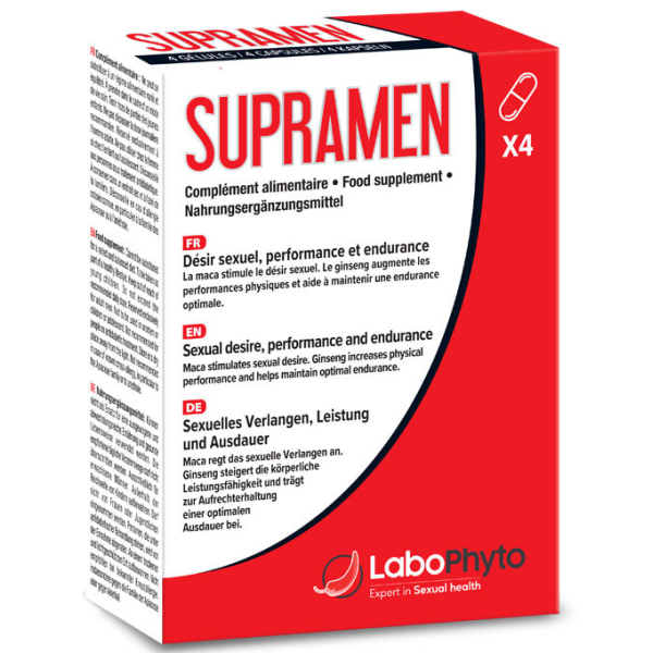 Stimulant SupraMen 4 gélules