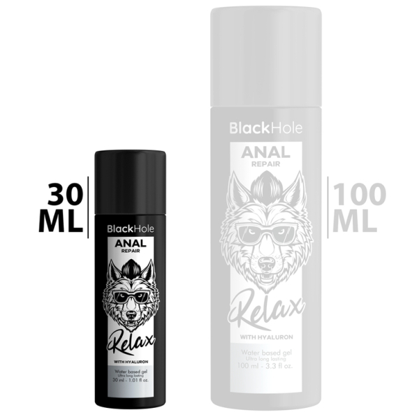 BLACK HOLE - ANAL REPAIR WATER BASED RELAX WITH HYALURON 30 ML