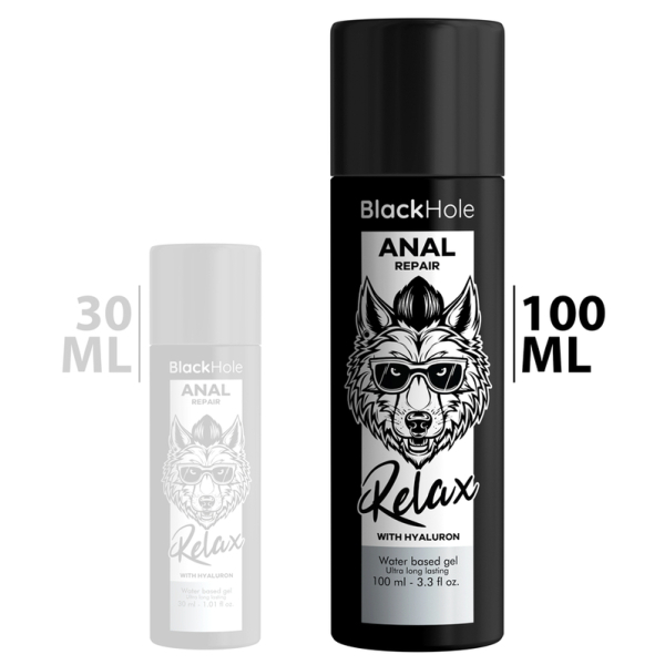 BLACK HOLE - ANAL REPAIR WATER BASED RELAX WITH HYALURON 100 ML