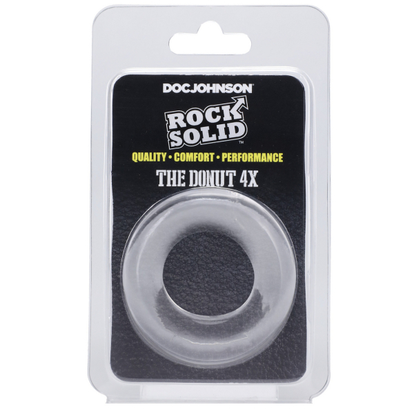 Cockring De Donut 4X 30 mm Transparant