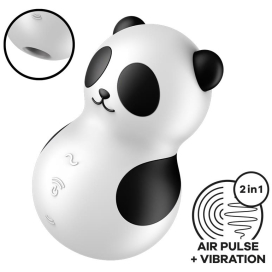 Satisfyer Clit Sucker with vibration Pocket Panda