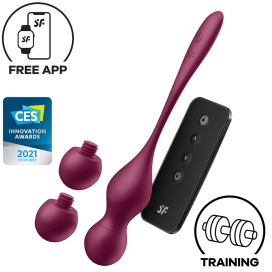 Love Birds Vary - Connect App Pelvic Floor Training - Wine Red