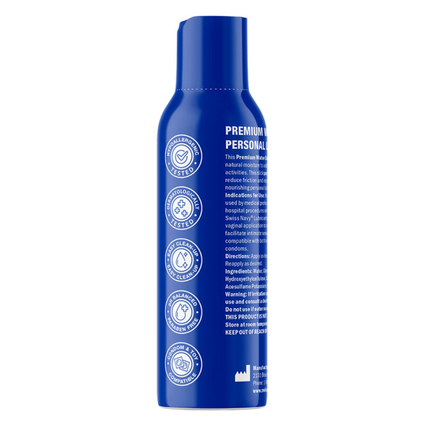 Premium Personal Water-Based Lubricant and Sex Gel For Couples - 3 fl oz / 89 ml