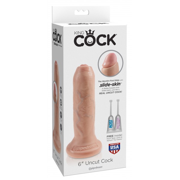 UNCUT Dildo KingCock 15 x 3,8 cm