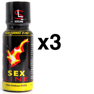 Sexline SEXLINE PROPYL Jaune 25ml x3