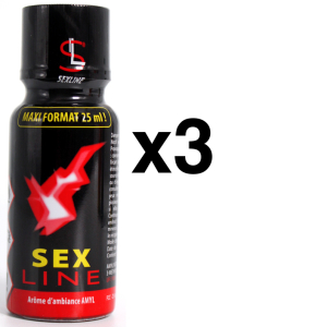 Sexline SEXLINE AMYL Rouge 25ml x3