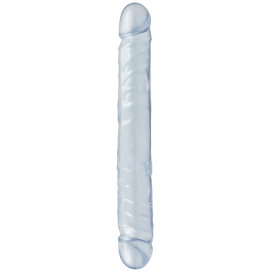 Double Dildo Jelly Crystal 29 x 3.7 cm Bleu