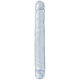 Double gode Jelly Clear 29 x 3.7cm Bleu