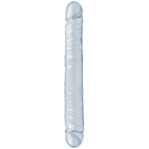 Double Dildo Jelly Crystal 29 x 3.7 cm Bleu