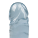 Double gode Jelly Clear 29 x 3.7cm Bleu