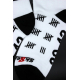 Chaussettes blanches LOCKED Sk8erboy