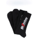 Chaussettes noires CREW SOCKS Sk8erboy