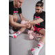 Chaussettes blanches HORNY PIG Sk8erboy